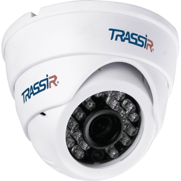 IP камера видеонаблюдения Trassir TR-D8121IR2W белый 2.8 мм